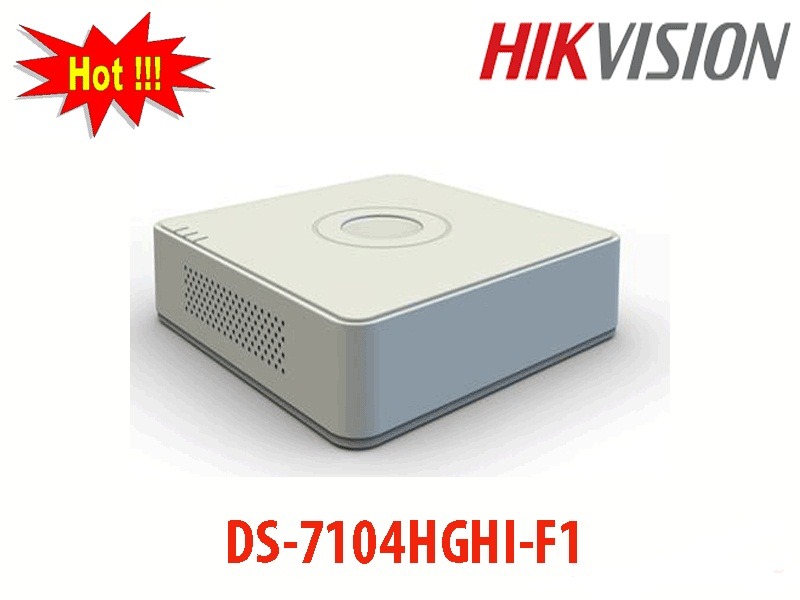 Đại lý phân phối Đầu ghi hình HD-TVI HIKVISION DS-7104HGHI-F1 chính hãng